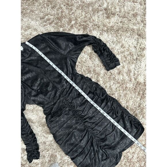 Hunter Bell Ariana Dress Black Knee Length Party Cocktail Size 0 - Picture 9 of 11